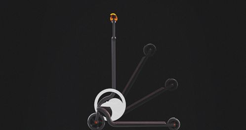100例优秀折叠设计产品图 甩棍的创新结构与功能解析